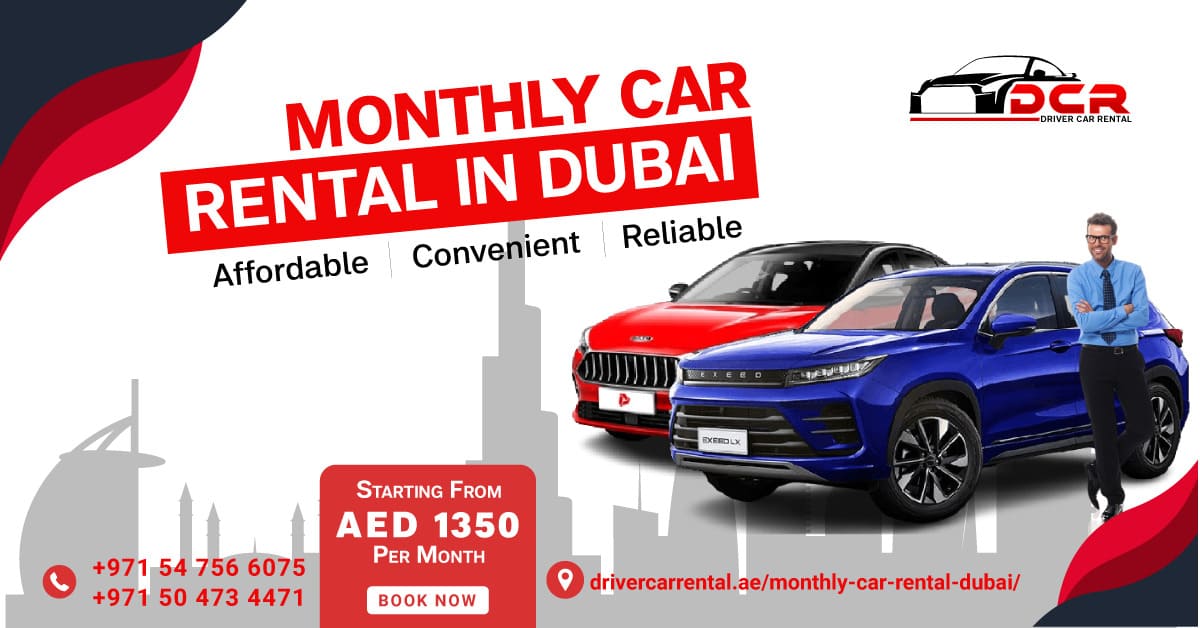 Monthly Car Rental in Dubai – Convenient & Affordable